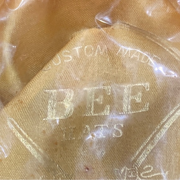 VTG 1960s era Bee Hats Custom Made Brown Beaver Felt Fedora Distressed Worn Sz 7 - Picture 10 of 15